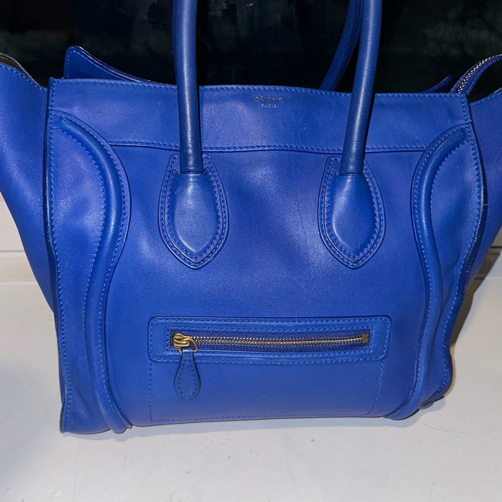 Celine Blue Tote Bag 1500$ with certificate